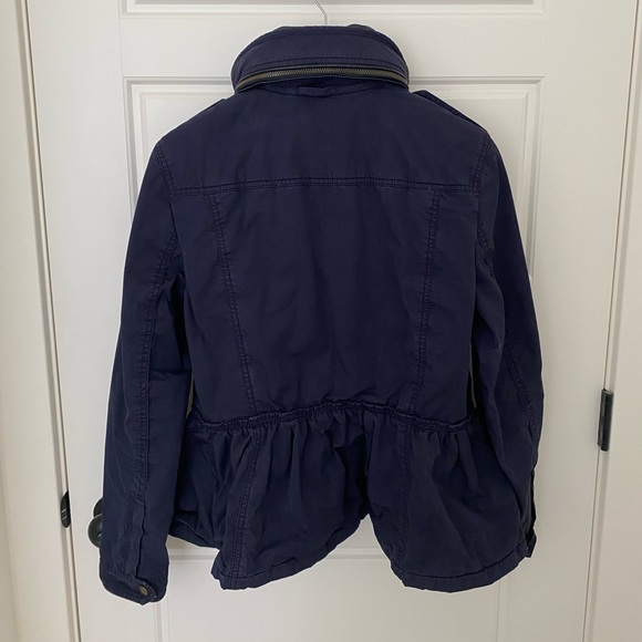 Burberry Navy Anorak with Removable Hood size 12 - Picture 8 of 13